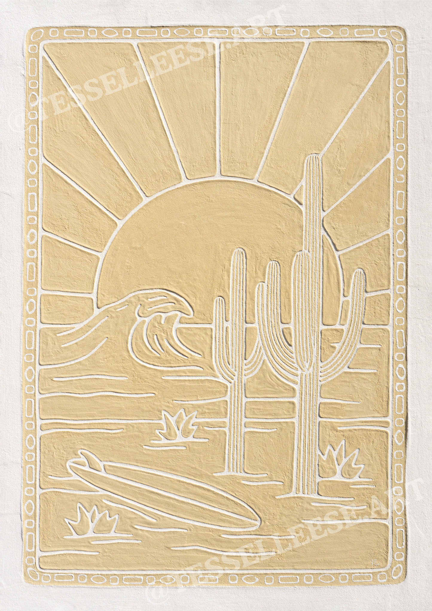 'DESERT SWELL' PRINT *CLAY BAKE