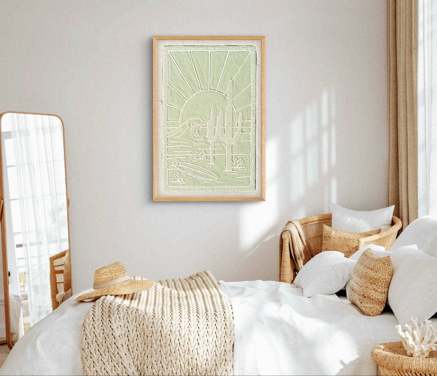 'DESERT SWELL' PRINT *ALOE