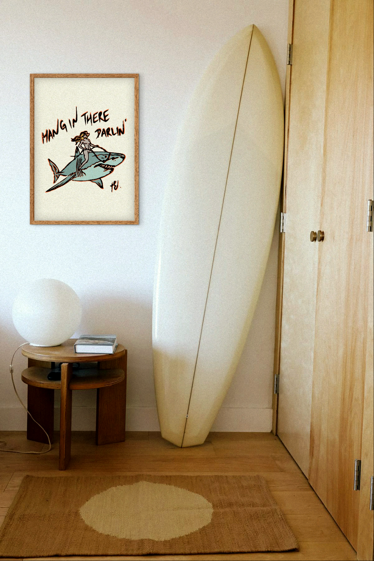 'HANG IN THERE DARLIN' Print, Tide