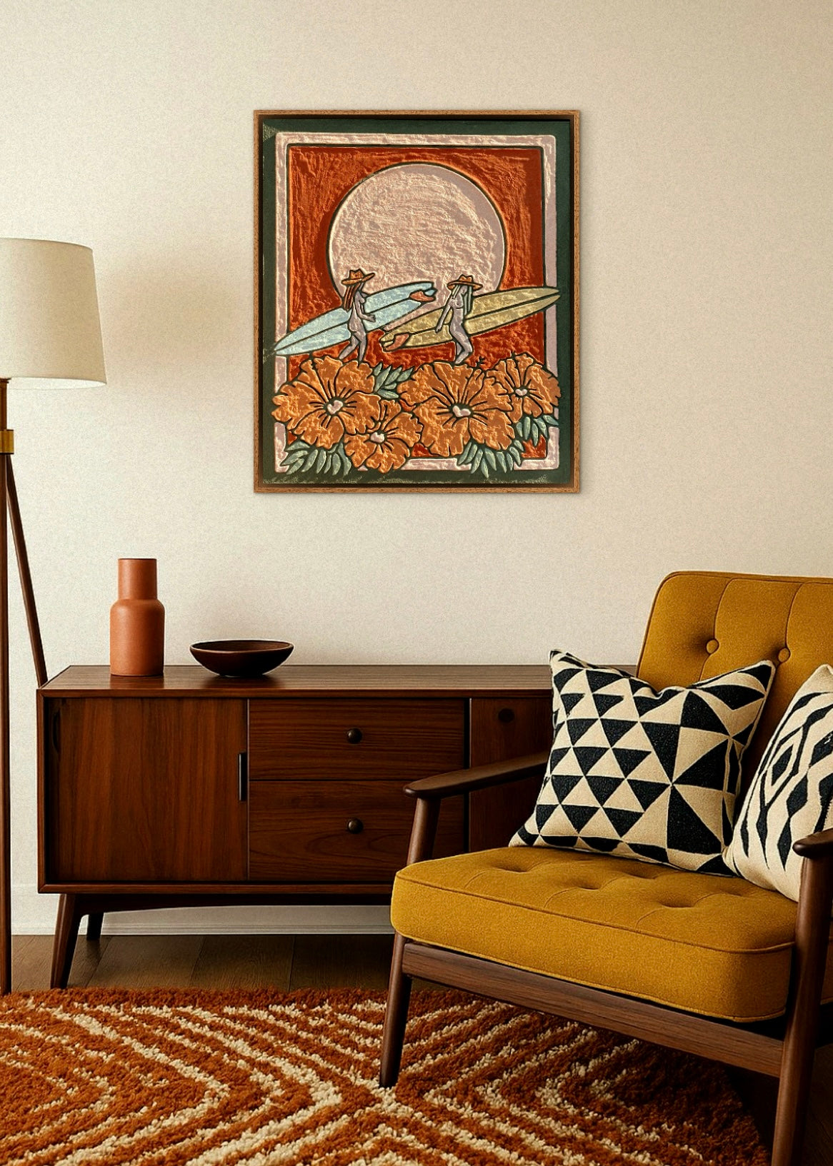 'IN GOOD COMPANY' Original, Olive