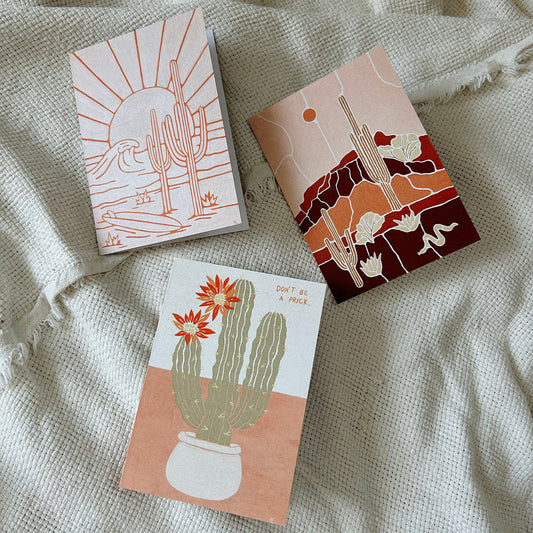 DESERT DREAMS GREETING CARDS (SET OF 3)