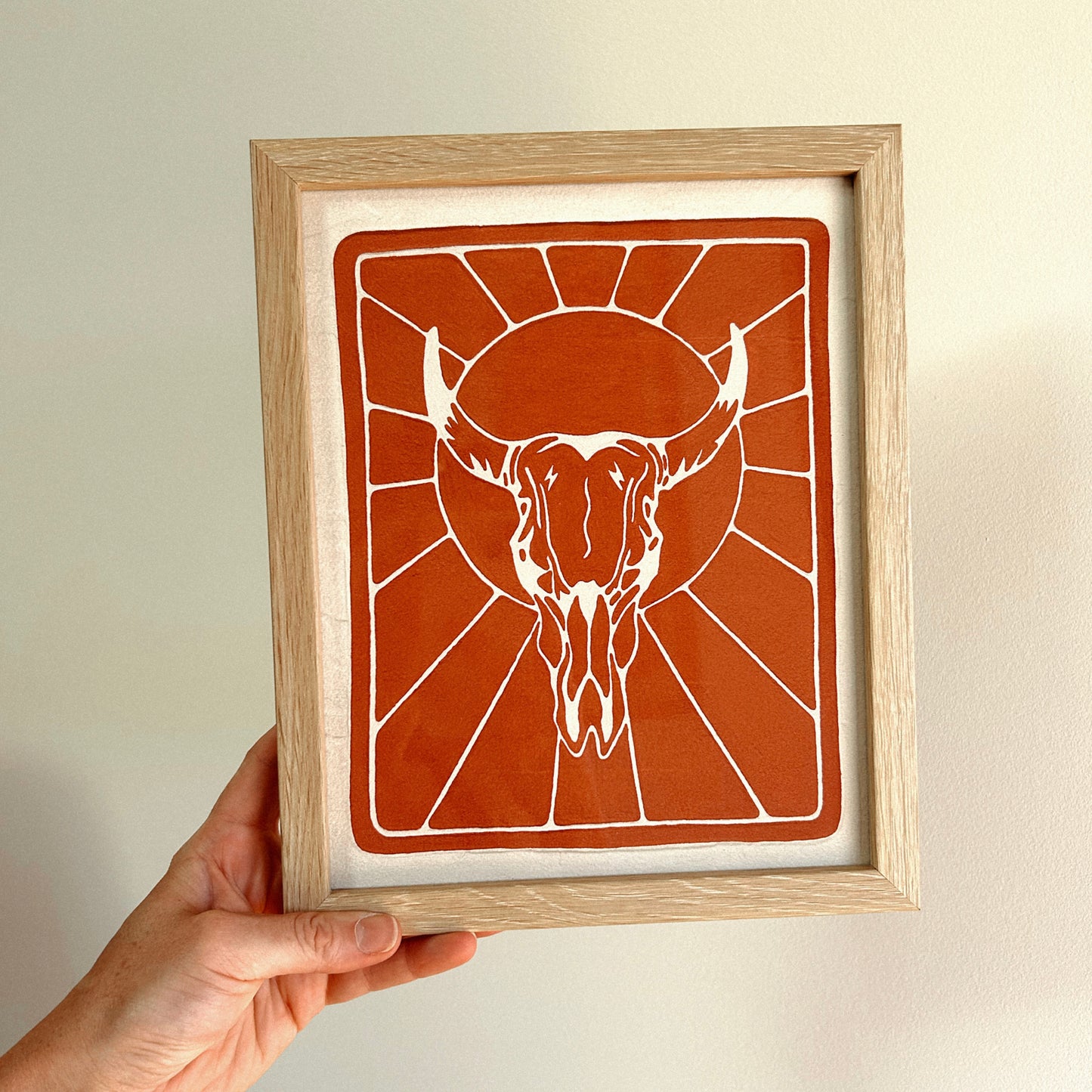 FRAMED 'ETERNAL SUN' PRINT