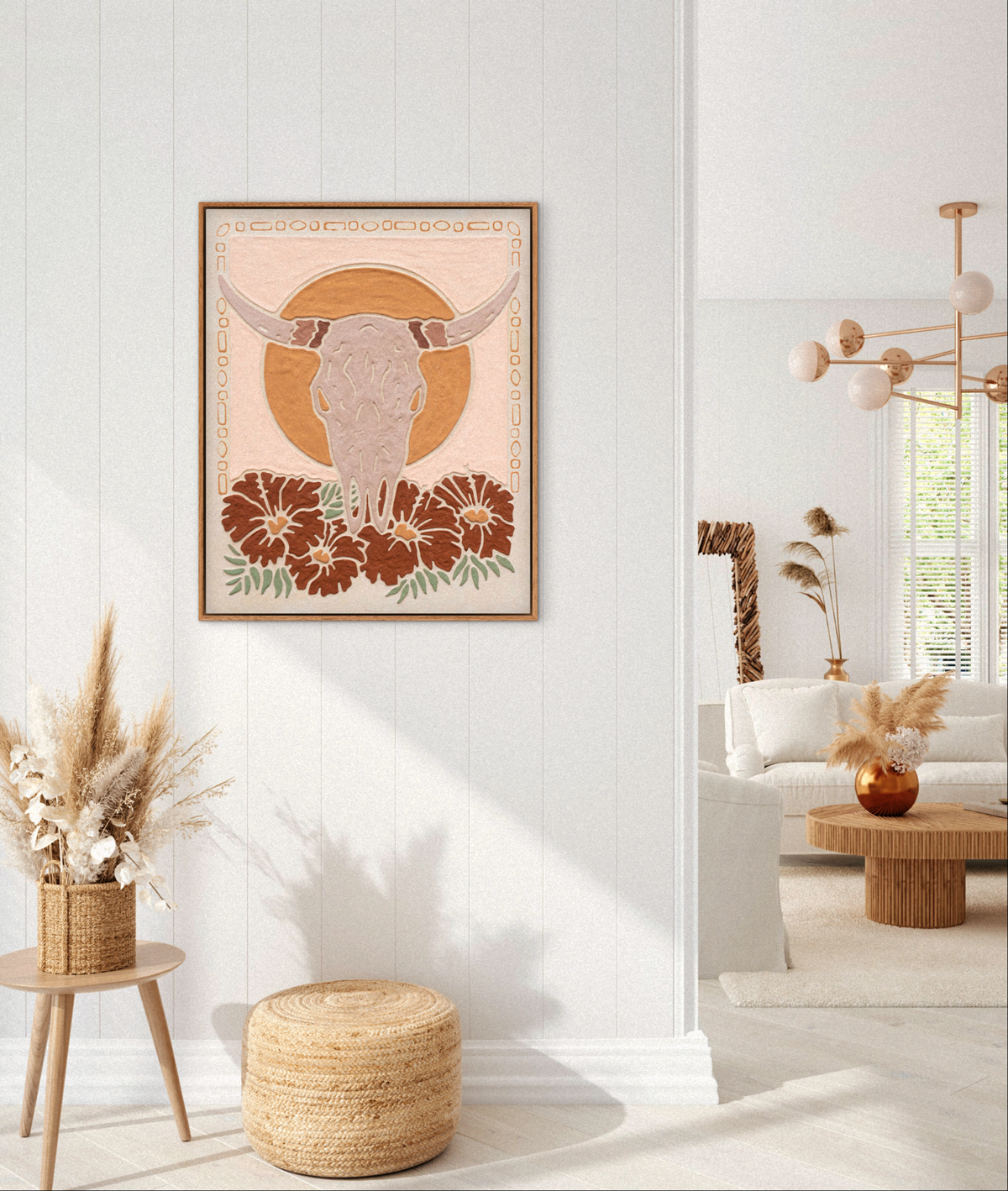 'WHAT REMAINS, WILL BLOOM' Fine Art Print, Ochre