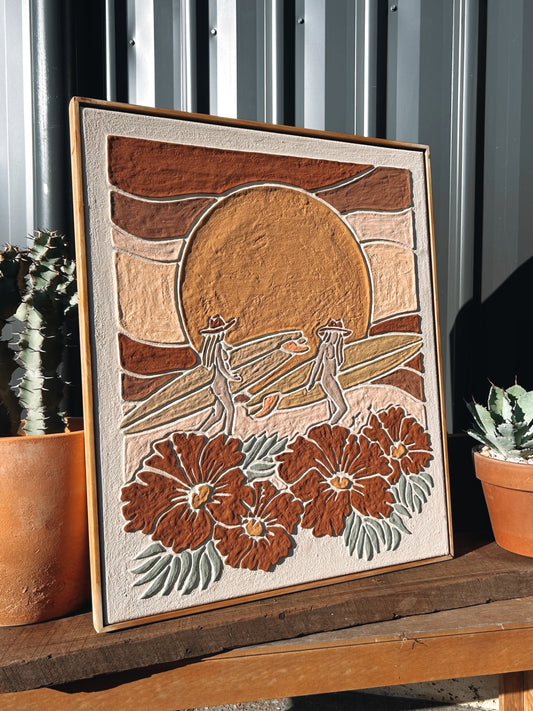 'IN GOOD COMPANY' Original, Retro Swirl