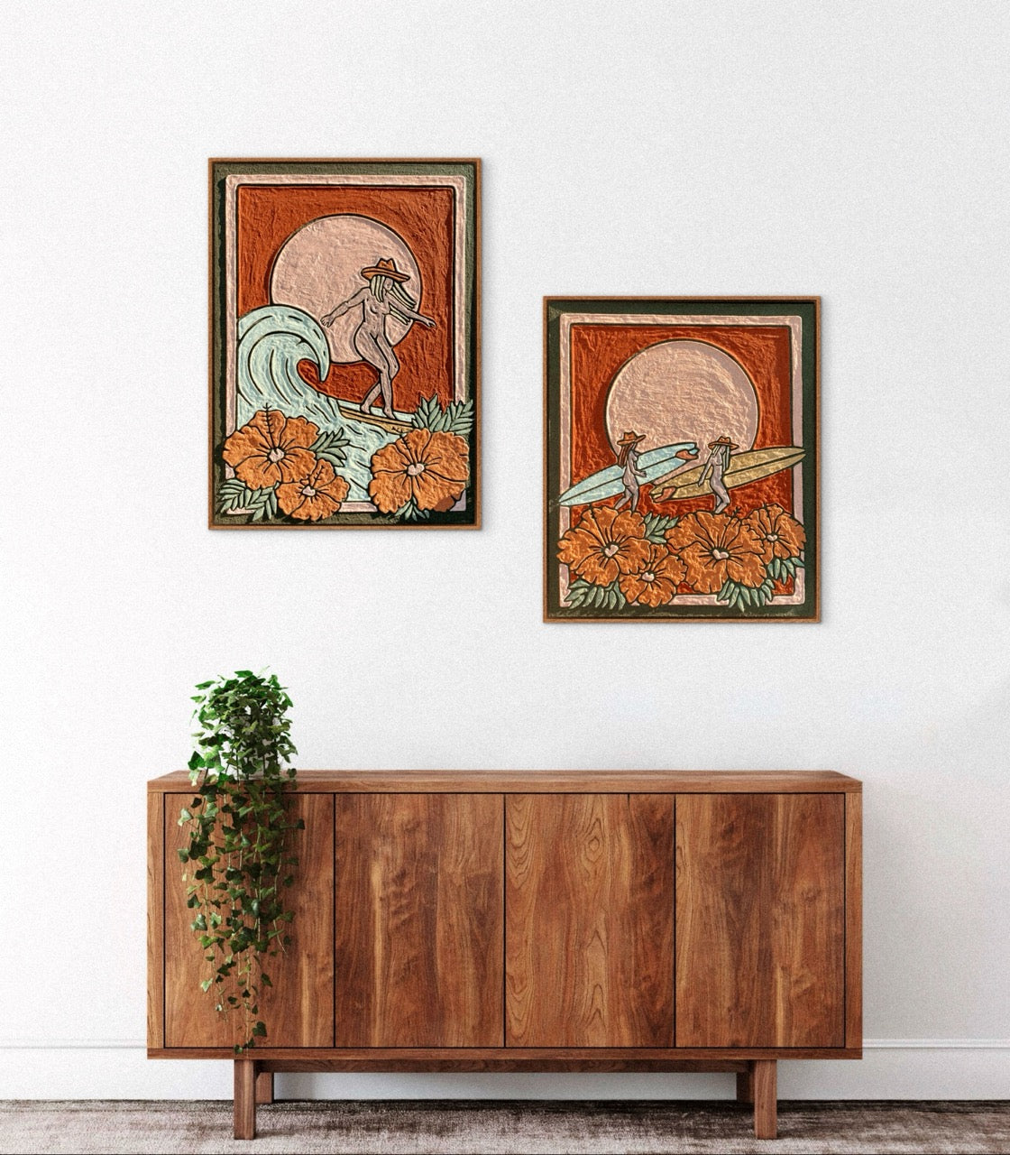 'IN GOOD COMPANY' Original, Olive