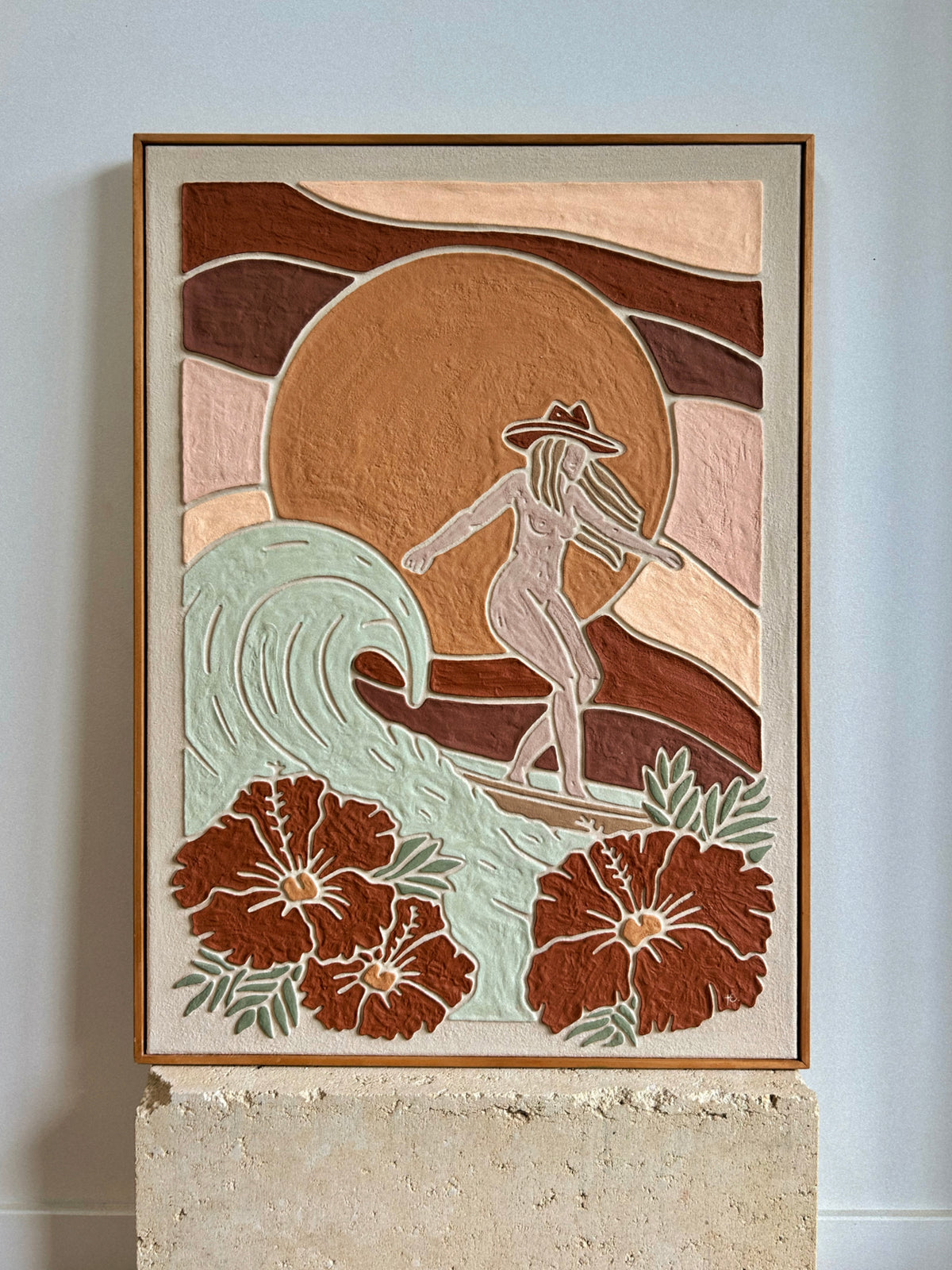 'YOUR WAVE WILL COME' (original) Retro Swirl